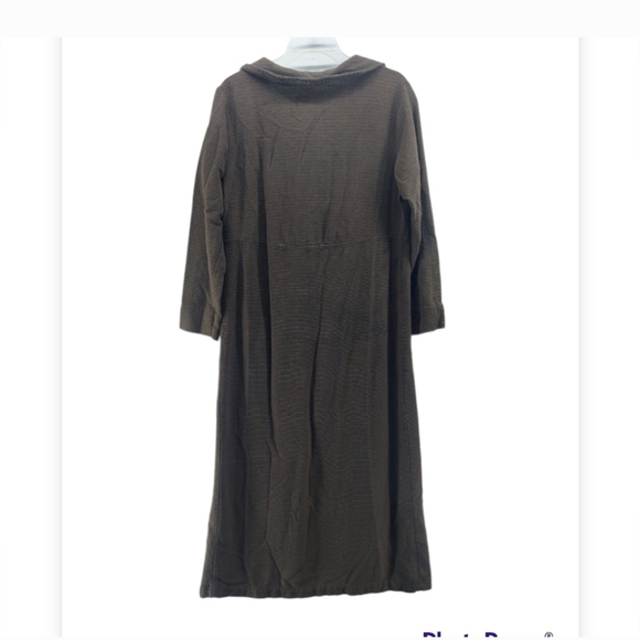 vintage Mishi brown  Button front Long Maxi medium - Picture 2 of 12